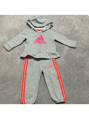Adidas baby 2- piece sweater and jogger set